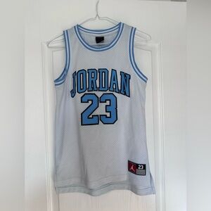 Jordan White and Blue Mesh Jersey